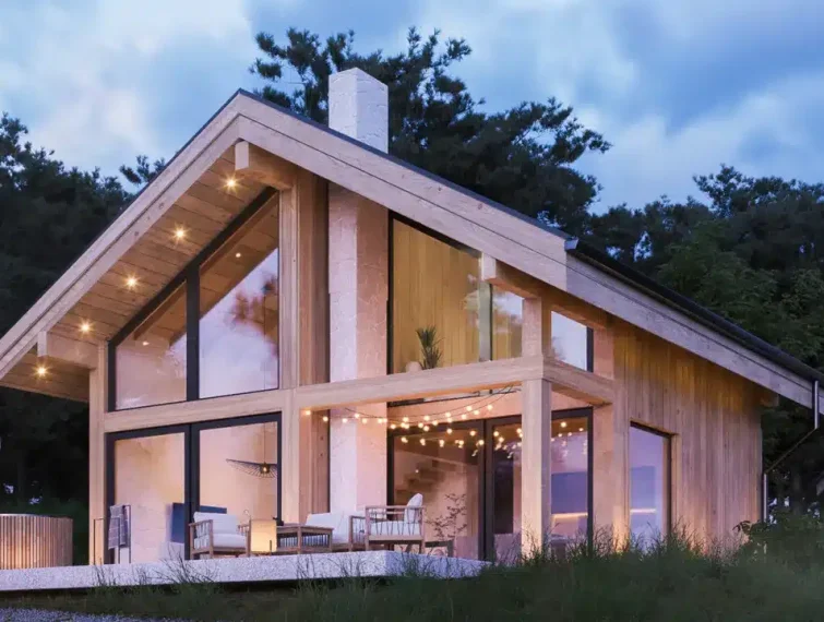 Stodola Chalet wersja murowana_1